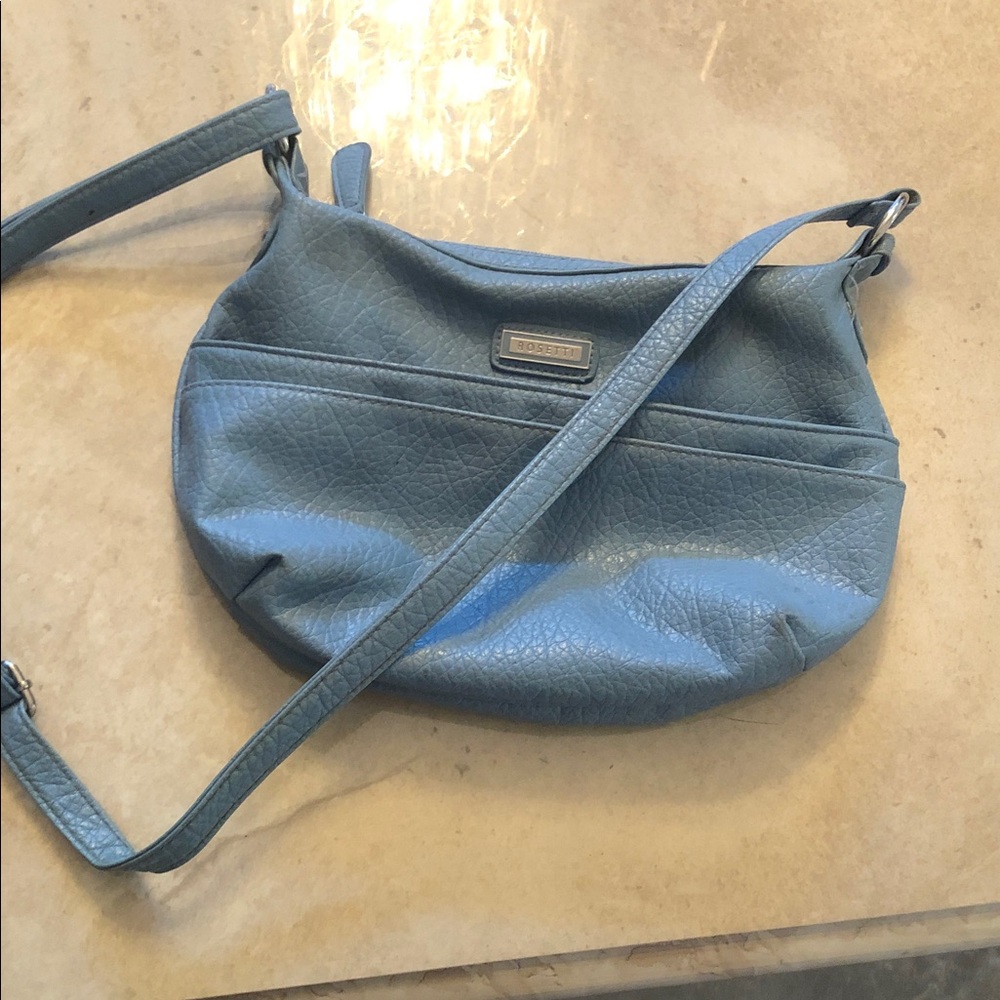 Rosetti Blue Crossbody Shoulder Bag - Women 12x8x3